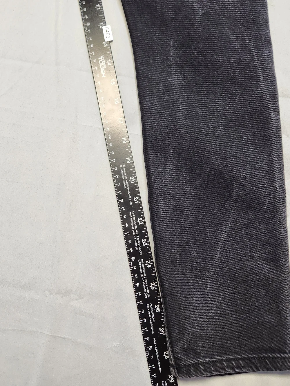 Rag & Bone Black Fit Straight Mens Button Fly Jeans Size 30x30 Excellent Fade